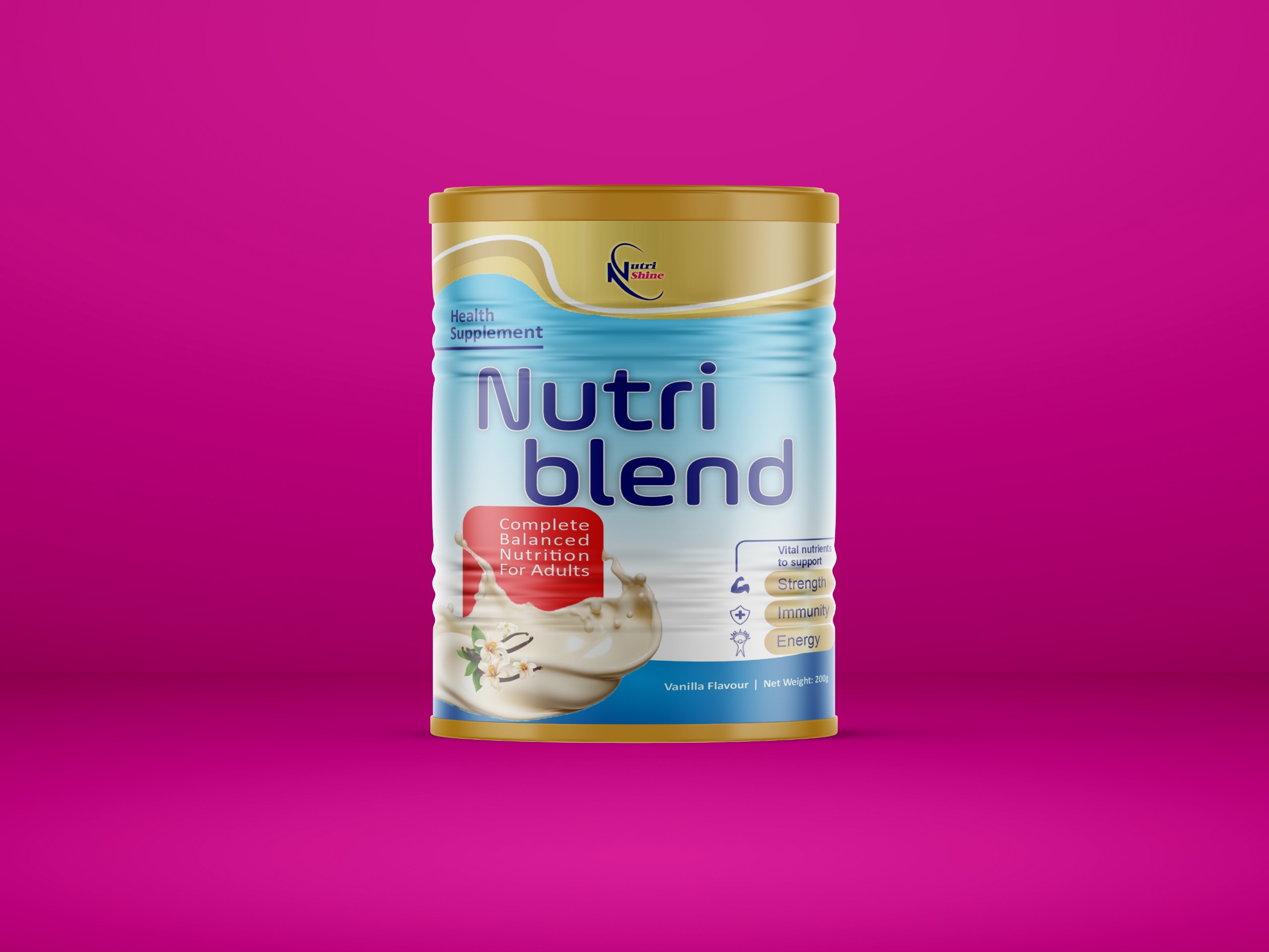 Nutri Blend Complete Balanced Nutrition For Adults Jar